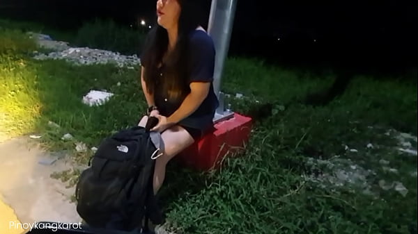 She’s by the road and ask me to be with her for the night