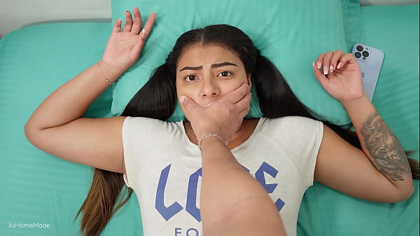 Shh shh DON’T SCREAM! – STEPBRO fucks his STEPSIS when they’re home alone