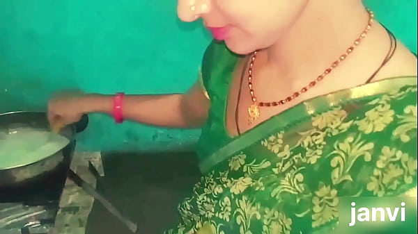 When step sister was working in the kitchen, her step brother came.I fucked my step sister in the kitchen