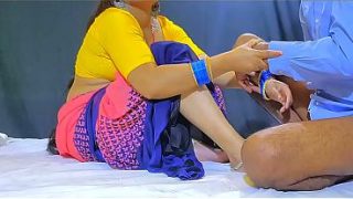 Shy Sweety bhabhi blindfold with panty during fucking