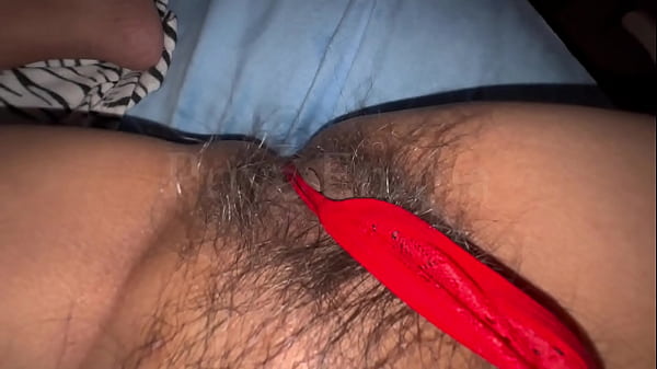 Pakistani Arab Indian Sexy Chubby showing her Beautiful Big Boobs and Hairy Pussy in Red Lingerie